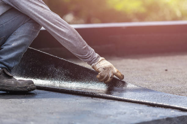 Professional Crawl Space Encapsulation technician working in Buckeye Lake, OH